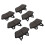 6pcs Front Rear Brake Pads Set Excellent Braking 13