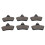 6PCS Brake Pads Low Noise Aging Resistant 13