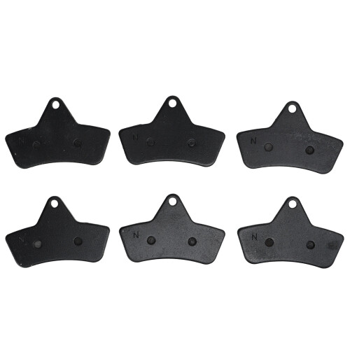 6PCS Brake Pads Low Noise Aging Resistant