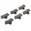 6PCS Brake Pads Low Noise Aging Resistant 14