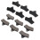6PCS Brake Pads Low Noise Aging Resistant 7