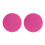1 paire de sliders ronds double-face de 17,8 cm rose 13