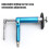 Pneumatic Disc Brake Piston Wind Back Tool, Blue Silver Black, Metal 3