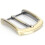Belt Buckle Brass Retro Removable Single Prong 7