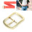 Belt Buckle Brass Retro Removable Single Prong 11