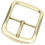 Belt Buckle Brass Retro Removable Single Prong 7
