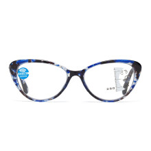 Schildpadblauwe Leesbril Voor Dichtbij En Ver Weg Dubbel Doel Mode Anti - blauw Licht Hars Presbyopie Bril Progressieve Multifocus Intelligente Pre