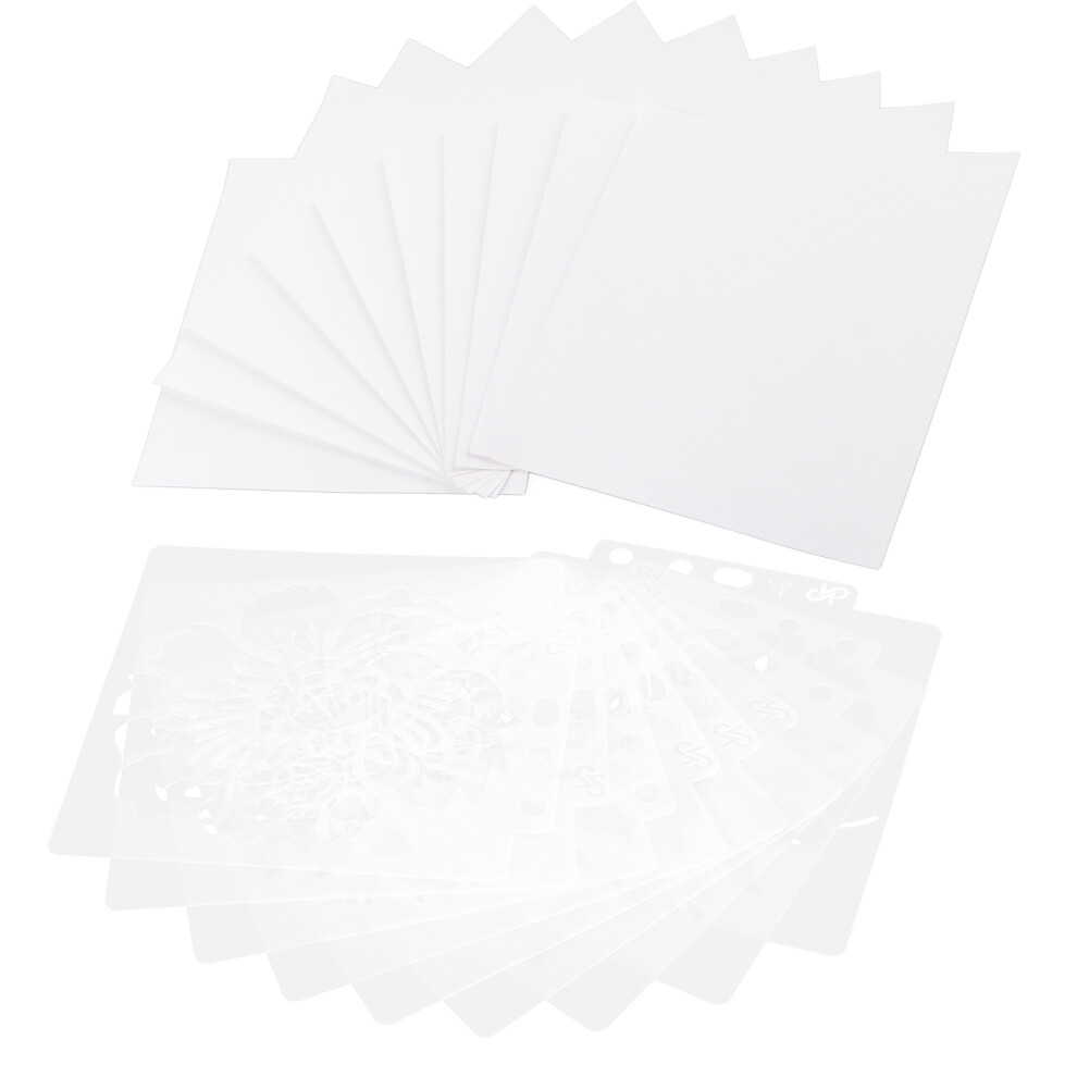 9Pcs Mandala Template Painting Drawing Stencils