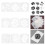 9Pcs Mandala Template Painting Drawing Stencils 12