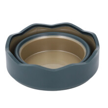 Collapsible Silicone Brush Washing Bucket & Holder - Deep Green