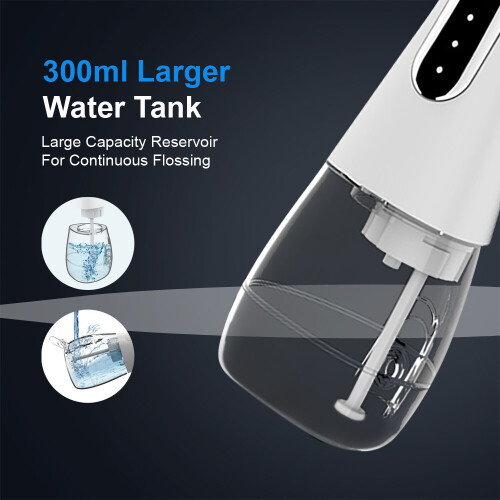 Water Flosser Cordless 300ml Rechargeable 3 Modes Oral Irrigator Teeth 2