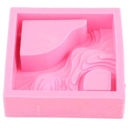 Silicone Mold Terraced Field Shaped Flower Pot