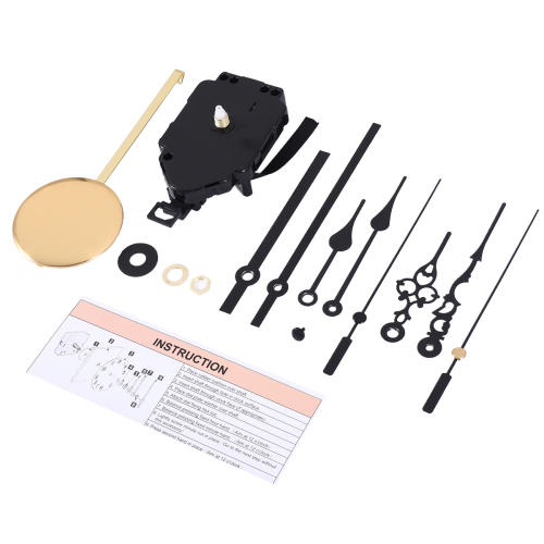 DIY Pendulum Clock Movement Mechanism with 3 Pairs Different Hands 2