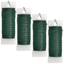 4Pack Floral Wire Flexible Paddle Wire Florist Green Wire