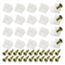 50 Pcs Drawer Supports, with Screws for Furniture