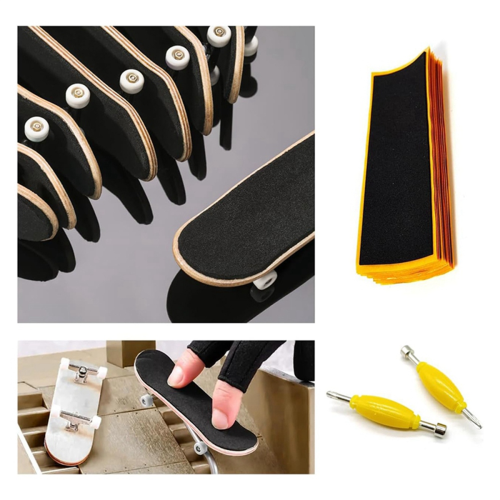12 Pack Fingerboard Grip Tape Sticky Foam Sticker + Screwdriver Tool 1