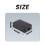 5pcs Waterproof Plastic Electric Project Case Junction Box 55x35x15mm 5