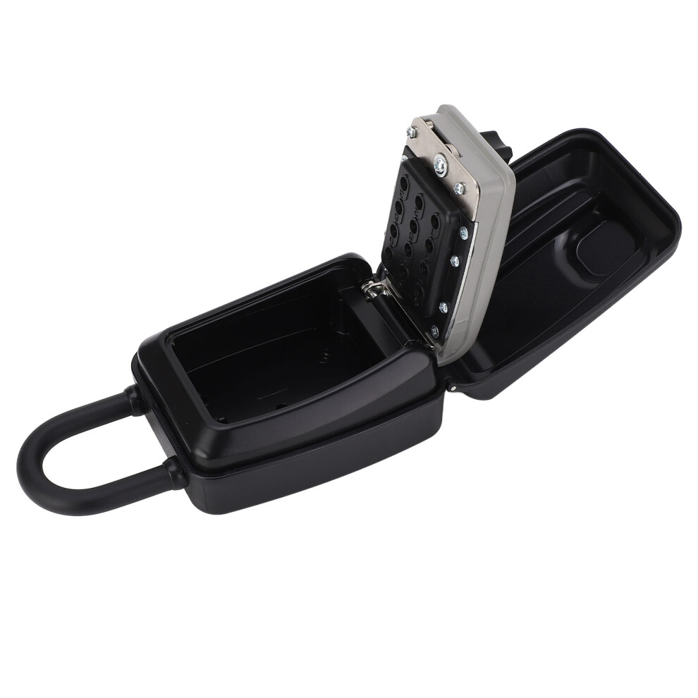 Weatherproof Zinc Alloy Car Key Lock Box 18X9x6cm Gray 4081331387622
