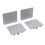4PCS Side Skirt Rocker Panel Plug Caps for E320 E430 1995-2003 1