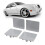 4PCS Side Skirt Rocker Panel Plug Caps for E320 E430 1995-2003 14