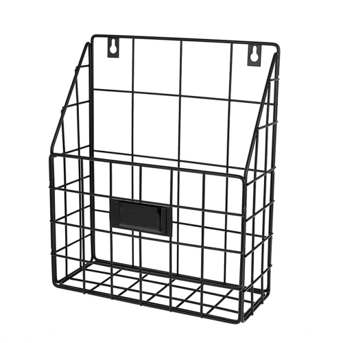 Wire Mail Basket - Wall Mounted Hanging Folder/Document Organizer