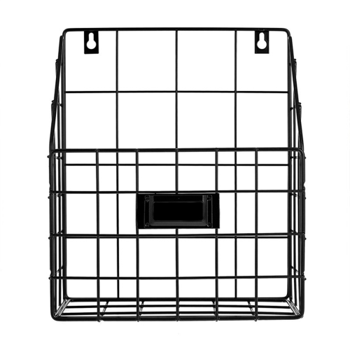 Wire Mail Basket - Wall Mounted Hanging Folder/Document Organizer 2