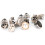 30Pcs Collar Button Pins NailFree Coats Sweaters 5