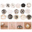 30Pcs Collar Button Pins NailFree Coats Sweaters 9