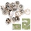 30Pcs Collar Button Pins NailFree Coats Sweaters 10