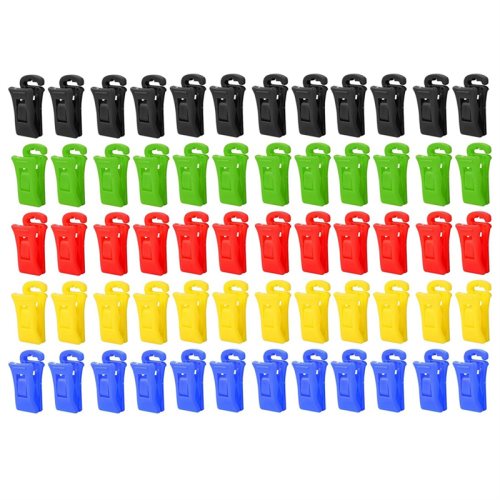 60 Sock Clips for Washing Machine and Dryer, Sock Clips