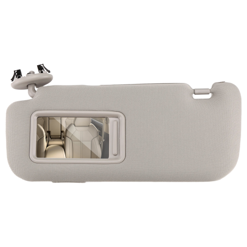 Car Interior Sun Visor With Mirror Sun Shade Left Driver Side Gray 2
