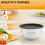 5 Pcs Mixing Bowl,Stainless Steel Stackable Salad Bowl with Airtight 4