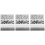 9Pcs Flower Plastic Embossing Folder Rectangle for 2