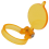 1PCS Yellow Filter for LED light lamp Dental Loupes Illumination 1