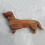 15.7 Inch Dachshund Dog Dinner Plate Cheese Board Christmas Dinner 7