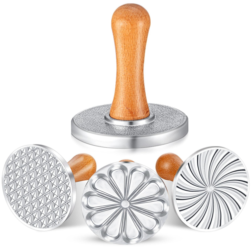 3Pcs Cookie Stamps Metal Cookie Press Mold for DIY Baking Cake Pastry