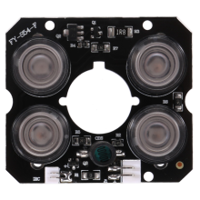 4 array IR led Spot Light LED board for CCTV cameras (52mm diameter)