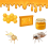Bee Honey Containers with Dipper for Storage Gold 7