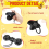 1 Pair Spanish Castanets Wood Hand Percussion Castanets(Black) 4