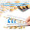 Table Crumb Sweeper with Pocket Clip Stainless Steel Cleaner 2Pack 1