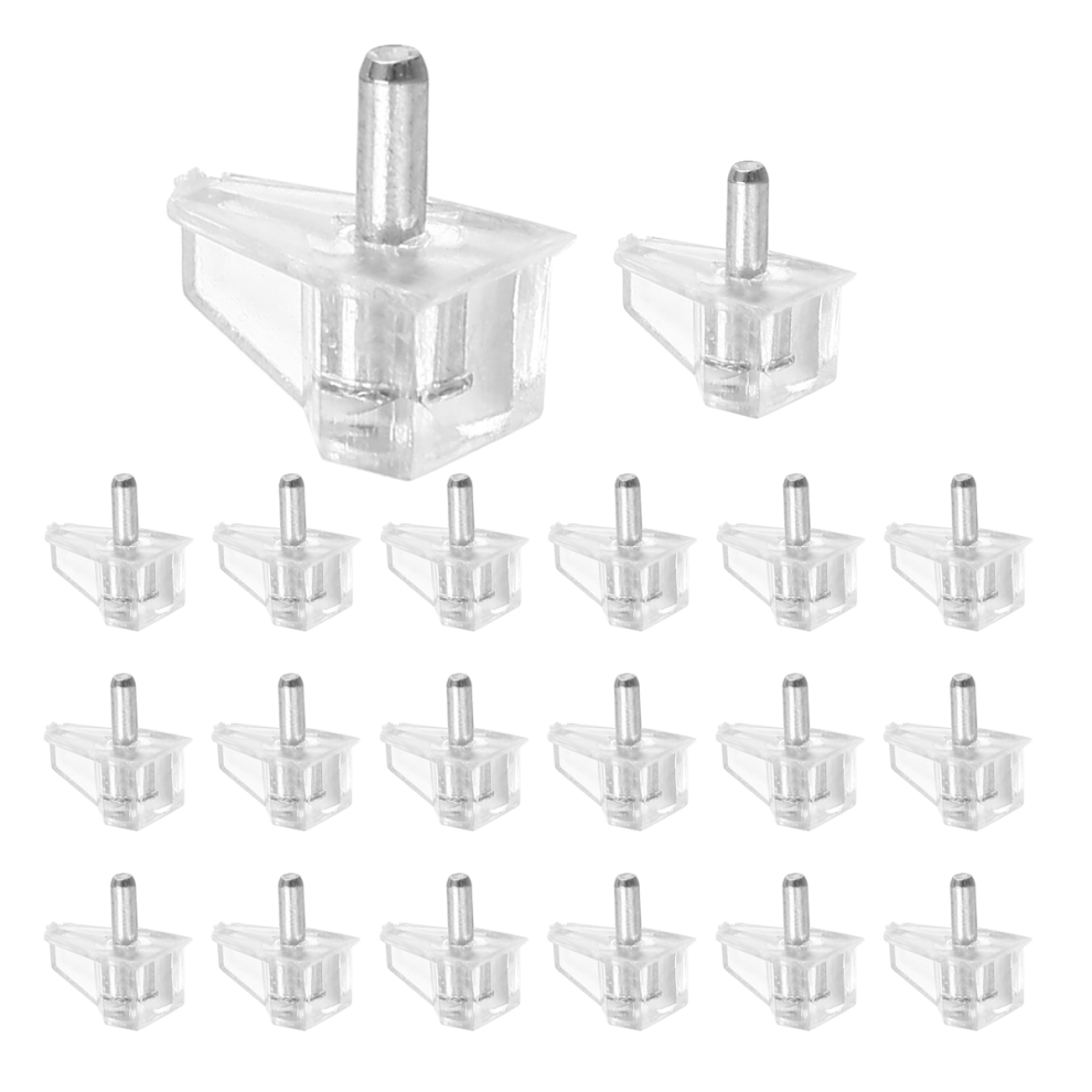 20 Pcs 3 Mm Shelf Pins Clear Support Pegs For Kitchen Furniture 4713022114094