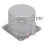 Durable Transparent Emergency Stop Protection Cover with Screws D60‑2 2