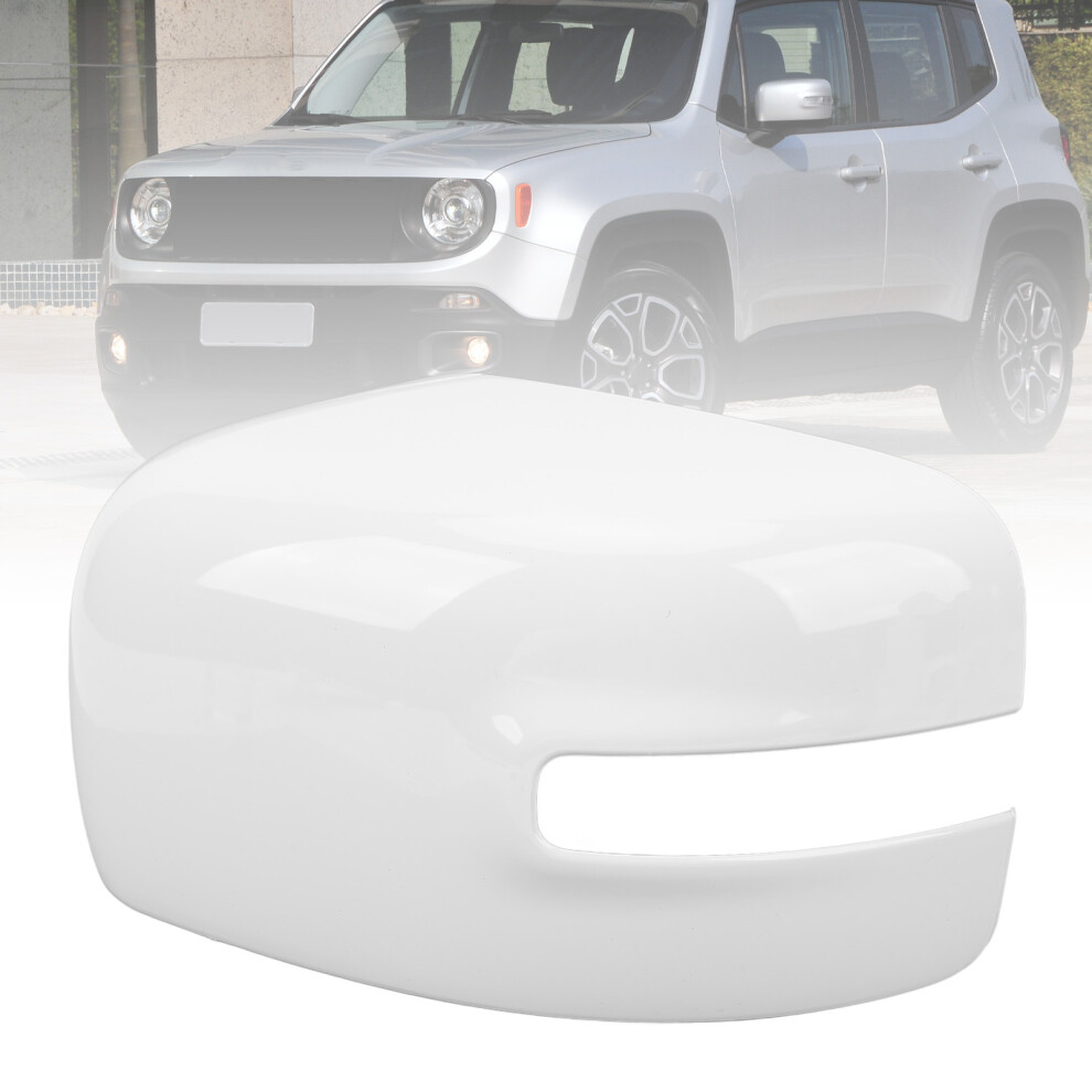 Abs Rear View Mirror Cover For Jeep Renegade 2015-2019 With Turn Signal White 6921331395860