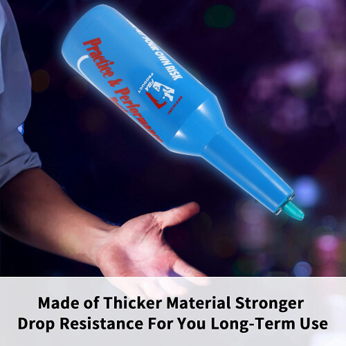 Flair Bartender Bartending Practice Bar Pub Bottle Wine Cocktail Shaker - Blue 2
