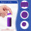 400 Pieces Plastic Poker Chips Game Chips 4 Colors Counter Card, 2 3