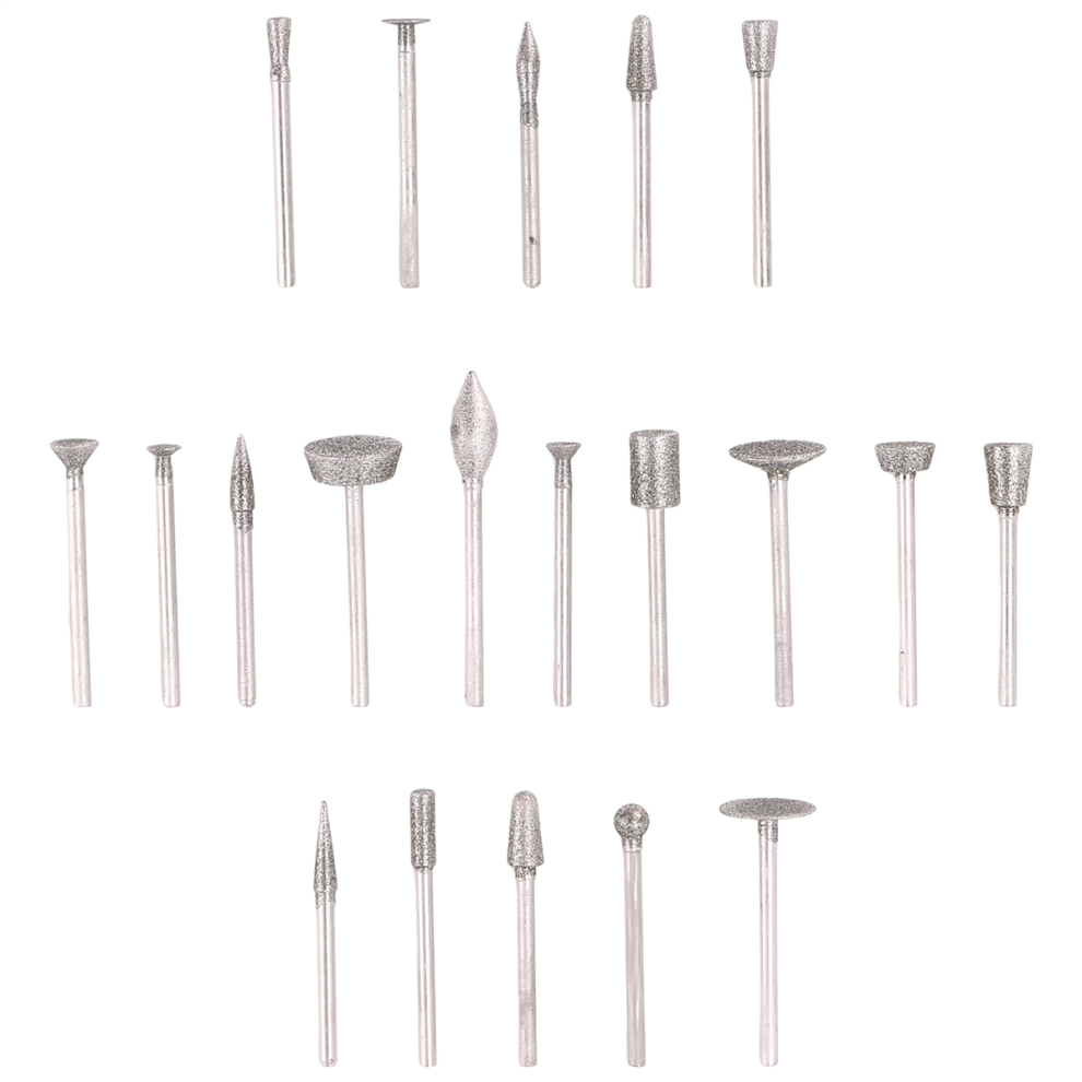 20Pcs Polishing Kits Rotary Tools With 1/8 Inch Shank For Carving 4713022117316