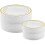25 Dinner Plates and 25 Salad Plates Disposable Plates for 1