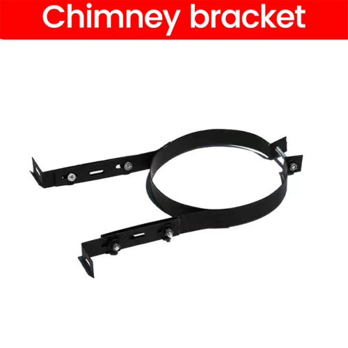 Chimney Pipe Holder Bracket Stainless Steel Adjustable Wall Support 1
