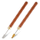 2pcs Leather Edge Dye Pens, Leather Edge Roller Pen Applicator, 1