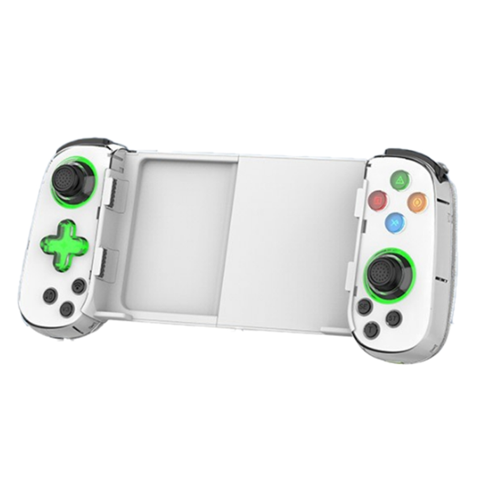 D8 Telescopic Game Controller With Turbo/6- Gyro/Vibration A White 4713596635674